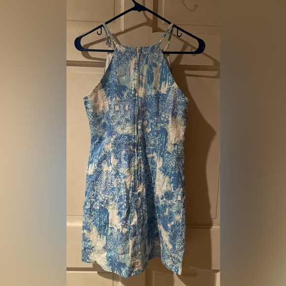 Lilly Pulitzer Blue and White Dress - Picture 2 of 3